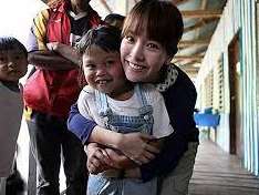 The actress added writer to her title and released her book named We're Already Friends: Han Ji-min's Philippines Donation Book.